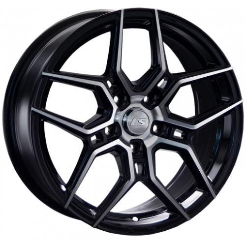 Диски LS 1266 8x18 5*112 ET40 DIA66.6 BKF Литой купить с бесплатной доставкой в пункты выдачи в Петербурге